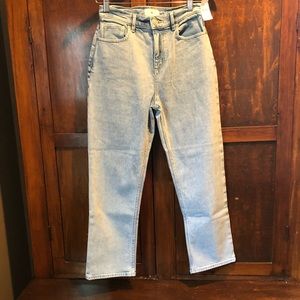 LOU AND GREY BY LOFT HIGH WAISTED CROP JEANS